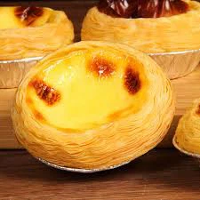 Crosta de torta portuguesa redonda