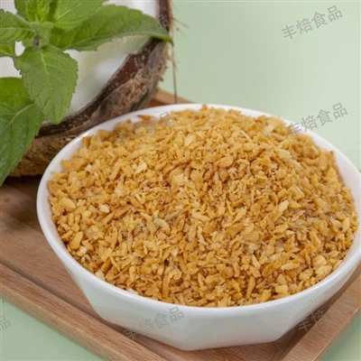 flocos de coco assados